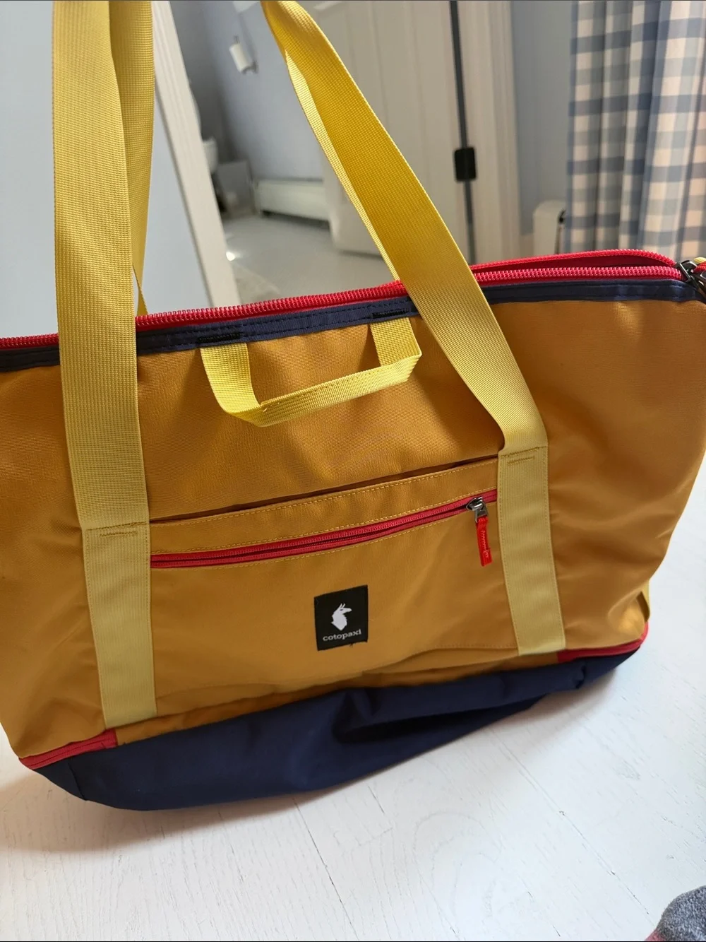 cotopaxi viaje weekend 35l Mustard Yellow and Navy Convertible Tote